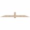 Ekena Millwork Eugene Smooth Timber Gable Bracket, Douglas Fir, 96"W x 16"H x 5 1/2"D x 5 1/2"F, 4/12 Pitch GBW096X16X0606EUG00SDF - alternate 1